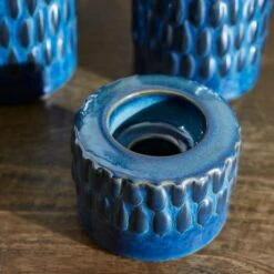 Set Of 3 Zen Ceramic 2-in-1 Candle Holders -DUNELM Furniture Shop 30896020 alt02