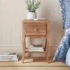 Giselle 1 Drawer Bedside Table, Mango Wood -DUNELM Furniture Shop 30896093
