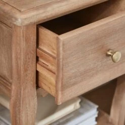 Giselle 1 Drawer Bedside Table, Mango Wood -DUNELM Furniture Shop 30896093 alt02