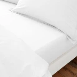 Organic Cotton Fitted Sheet -DUNELM Furniture Shop 30896649