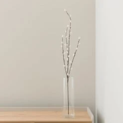 Artificial Natural Pussy Willow Stem -DUNELM Furniture Shop 30897535 alt01