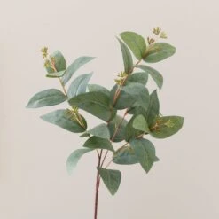 Artificial Green Seeded Eucalyptus Stem -DUNELM Furniture Shop 30897551 alt01
