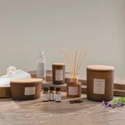 Calm Crackle Candle -DUNELM Furniture Shop 30897708 alt05