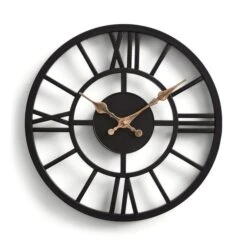 Skeleton Industrial Indoor Outdoor Wall Clock -DUNELM Furniture Shop 30898114 alt02