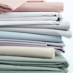 Organic Cotton Fitted Sheet -DUNELM Furniture Shop 30898132 alt07