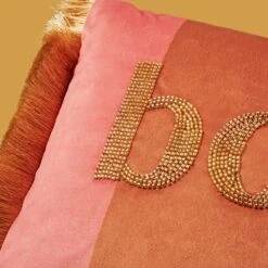 Boujee Beaded Rectangular Cushion -DUNELM Furniture Shop 30898154 alt04