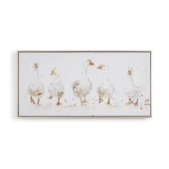 Darcy Duck Framed Canvas -DUNELM Furniture Shop 30898629 alt02