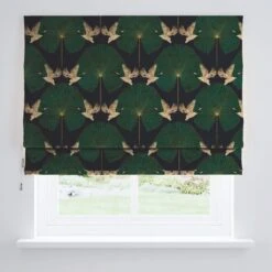 Luxe Crane Velour Blackout Roman Blinds -DUNELM Furniture Shop 30899408 alt03
