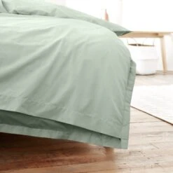 Organic Cotton Flat Sheet -DUNELM Furniture Shop 30899612 alt01