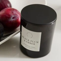 Plum And Patchouli Candle -DUNELM Furniture Shop 30899651 alt02