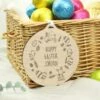 Personalised Happy Easter Wooden Decoration 1 Personalised Happy Easter Wooden Decoration -DUNELM Furniture Shop 30900011