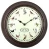 Fallen Fruits Bird Song Wall Clock
