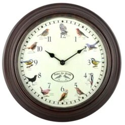 Fallen Fruits Bird Song Wall Clock