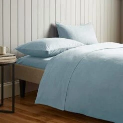Soft & Cosy Luxury Brushed Cotton Flat Sheet -DUNELM Furniture Shop 30900536