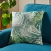Palm Leaf Jacquard Cushion -DUNELM Furniture Shop 30901024