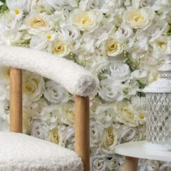 Set Of 2 Artificial Premium Mixed Flower Wall Panels -DUNELM Furniture Shop 30901248