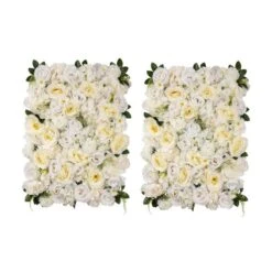 Set Of 2 Artificial Premium Mixed Flower Wall Panels -DUNELM Furniture Shop 30901248 alt02