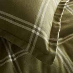 Stanway Check Natural Oxford Pillowcase -DUNELM Furniture Shop 30902211 alt04