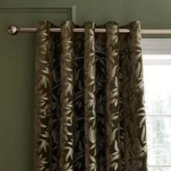 Asami Cut Velvet Eyelet Curtains -DUNELM Furniture Shop 30902378