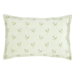 Penella Primrose Red Oxford Pillowcase -DUNELM Furniture Shop 30902408 alt08