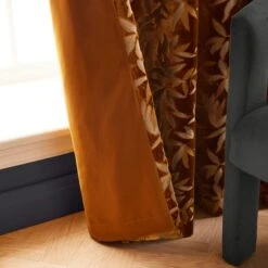 Asami Cut Velvet Eyelet Curtains -DUNELM Furniture Shop 30902427 alt06