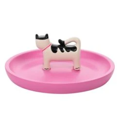 Raspberry Blossom Cat Trinket Dish -DUNELM Furniture Shop 30903302 alt02