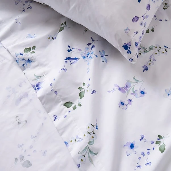 Nola Leaf Green Polycotton Flat Sheet 14 Nola Leaf Green Polycotton Flat Sheet - Image 12