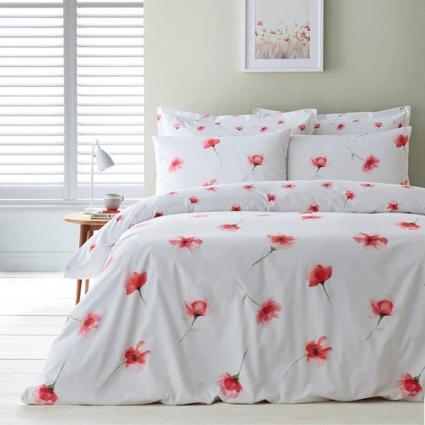 Lexi Poppy Red Duvet Cover And Pillowcase Set 17 Lexi Poppy Red Duvet Cover And Pillowcase Set - Image 15