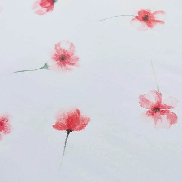 Lexi Poppy Red Duvet Cover And Pillowcase Set 8 Lexi Poppy Red Duvet Cover And Pillowcase Set - Image 6