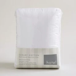 Hotel Luxury Cotton Anti Allergy Mattress Protector -DUNELM Furniture Shop 30904821 alt05