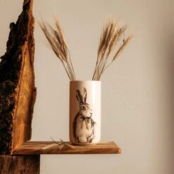 Meg Hawkins Tall Ceramic Hare Vase