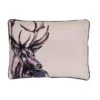 Meg Hawkins Stag Rectangular Cushion With Wooden Buttons -DUNELM Furniture Shop 30904956