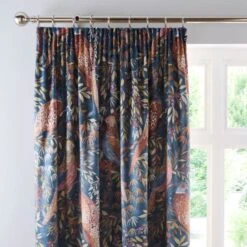 Woodland Pheasant Pencil Pleat Curtains -DUNELM Furniture Shop 30905736