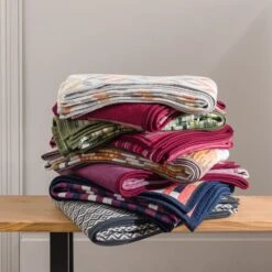 Supersoft Checked Cotton Blanket 29 Supersoft Checked Cotton Blanket -DUNELM Furniture Shop 30906212 alt09