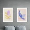 East End Prints Pastel Leaf Set Of 2 Prints By Alisa Galitsyna -DUNELM Furniture Shop 30907792