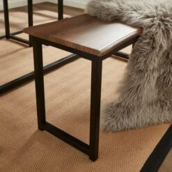 Ronan 4 Seater Wave Edge Dining Table And Bench Set -DUNELM Furniture Shop 30908067 alt03