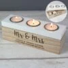 Personalised Free Text Triple Tealight Holder -DUNELM Furniture Shop 30908381