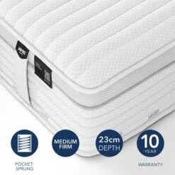 Jay-Be 2000 Hybrid E Pocket Eco Trucore Mattress -DUNELM Furniture Shop 30908800