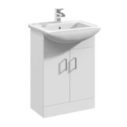 Mayford 2 Door Vanity Unit With Square Basin -DUNELM Furniture Shop 30910532