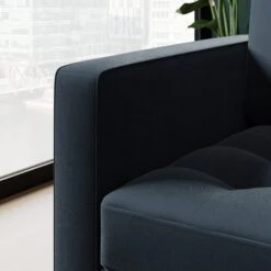 Zoe 3 Seater Double Sofa Bed, Velvet -DUNELM Furniture Shop 30910969 alt03