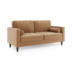 Zoe 3 Seater Double Sofa Bed, Velvet -DUNELM Furniture Shop 30910972 alt07