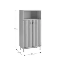 Elsie Tall Bathroom Cabinet -DUNELM Furniture Shop 30911015 alt09