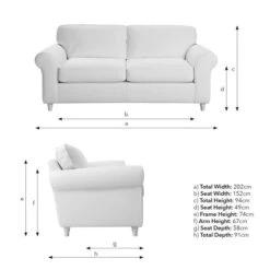 Flori Soft Chenille 3 Seater Sofa 30 Flori Soft Chenille 3 Seater Sofa -DUNELM Furniture Shop 30911072 alt09