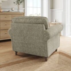 Flori Chunky Chenille Armchair -DUNELM Furniture Shop 30911160 alt02