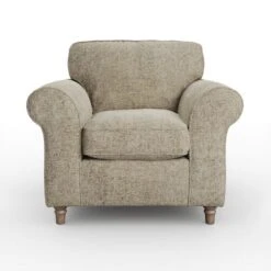 Flori Chunky Chenille Armchair -DUNELM Furniture Shop 30911160 alt05