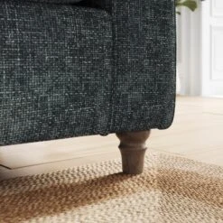 Flori Chunky Chenille Armchair -DUNELM Furniture Shop 30911170 alt03