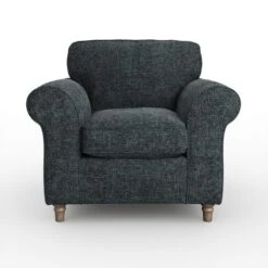 Flori Chunky Chenille Armchair -DUNELM Furniture Shop 30911170 alt05