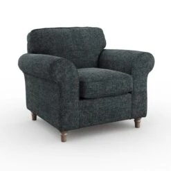 Flori Chunky Chenille Armchair -DUNELM Furniture Shop 30911170 alt06