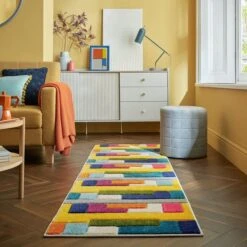 Mambo Patchwork Stripe Runner -DUNELM Furniture Shop 30911280