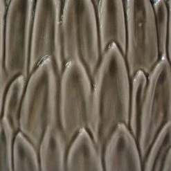 Arles Leaf Embossed Plant Pot -DUNELM Furniture Shop 30911836 alt04